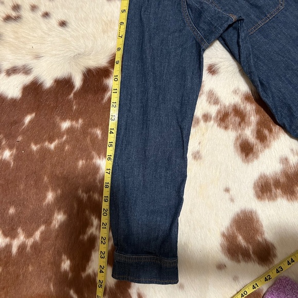 Duluth Trading Post Long Sleeve Denim Coveralls Size M - Picture 4 of 8